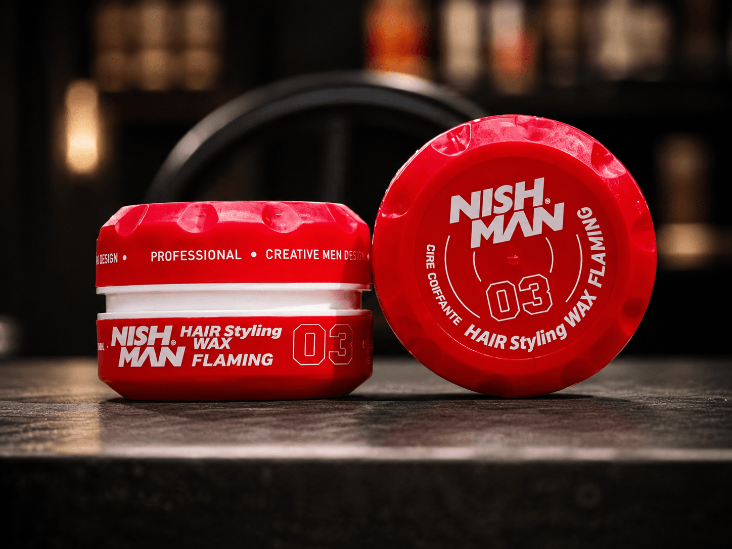 Nish Man 03 Hair Styling Wax Flaming